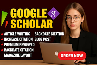 write increase google scholar citation publish your article in a indexed journal