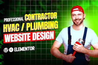 create plumber website, handyman, roofing, plumbing website