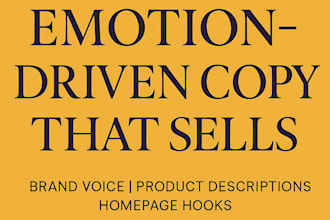 write emotionally intelligent brand copy that sells with soul