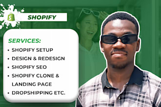 do shopify design redesign shopify seo clone shopify store dropshipping website