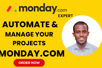 setup project management on monday crm boards workflows automations dashboard