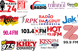 effectively airplay and promote your music on indonesia, malaysia radio