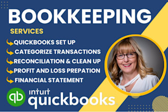 setup clean up reconcile and bookkeeping for your quickbooks online, wave, xero