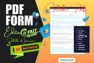 create and convert pdf to fillable pdf form, interactive workbook or ebook