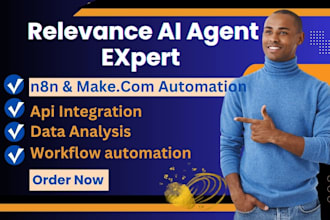 relevance ai n8n automation and make com automation workflow for your business