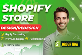 shopify store design, shopify ecommerce website development, dropshipping store