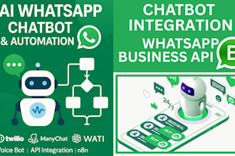 develop a custom whatsapp chatbot and automation solution ai powered