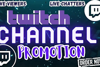do twitch channel campaign to bring in live viewers and chatters