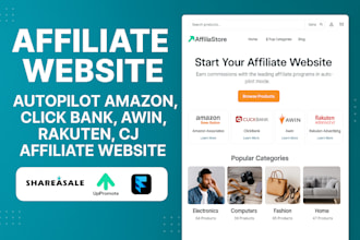 create autopilot amazon, ciickbank, awin, rakuten, cj affiliate website
