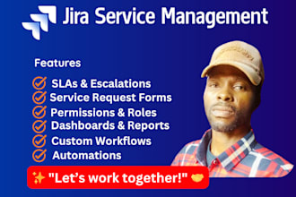 setup jira helpdesk, assets, ticketing, customer support, project management
