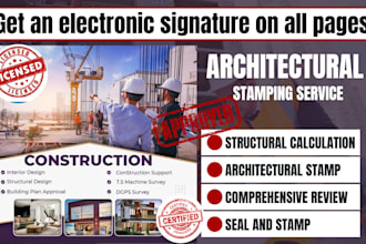 review stamp as licensed civil and structural engineer in texas and virginia