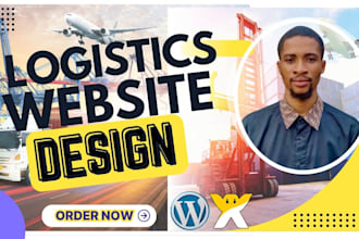 design logistics website trucking dispatch cargo website freight broker website