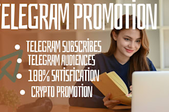 promote crypto twitter,  meme coin,  telegram promotion