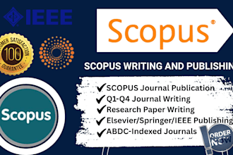 write for publication in a q1 to q4 scopus or abcd ranked journal