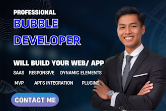 be bubble developer bubble io bubble app bubble website no code bubble saas mvp