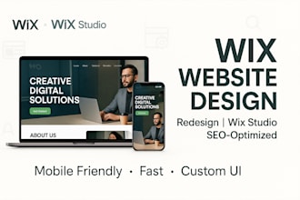 build wix website redesign wix website wix studio website design wix development