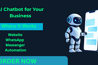 build a custom ai chatbot for your website or business