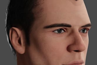 sculpt a detailed realistic or stylized 3d head in blender