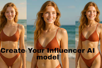 create a realistic ai influencer model for social media