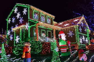 program a christmas or holiday light show synced to music with grandma consoles