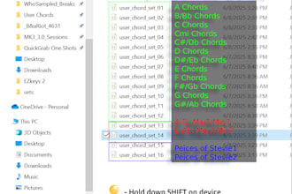 share custom maschine user chords