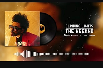 create viral animated lyric music video for your new song in 24hours