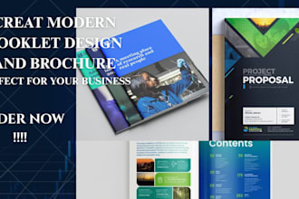magazine design, booklet, annual report, catalog, brochure, canva ebook in print