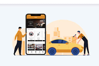 build mechanic app, car repair app, carpooling app,  car rental, towing website