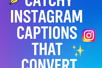 write catchy instagram captions for your brand