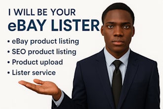 do ebay product listing SEO listing product upload listing service ebay expert