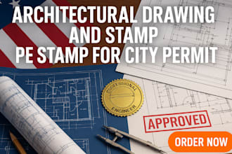 do california, florida, texas, architectural stamp, city permit, pe stamp