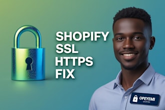fix shopify SSL, install ssl certificate and fix https issues professionally