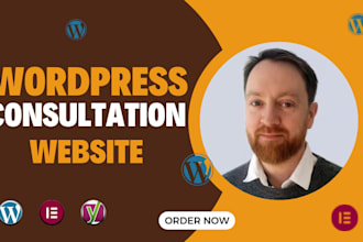 design a clean wordpress website for consulting, coaching or service brands