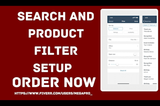 setup shopify store search and filter searchanise smart product boost ai website