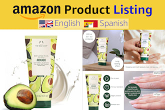 do image editing and design for amazon product listing