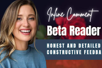 provide detailed inline feedback romance book beta reading