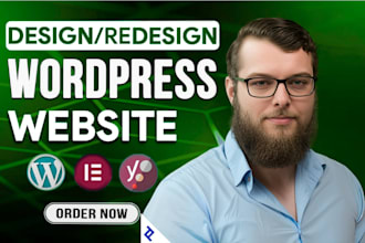 design a professional corporate wordpress business website mobile responsive