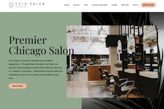 do beauty website, cosmetic website, salon website, spa website, makeup website