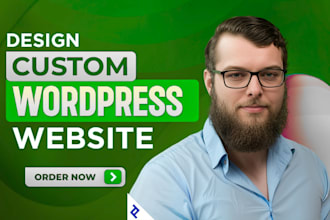 design a custom website for restaurant, personal, coach fitness, real estate lms