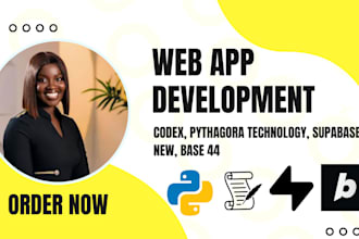 do pythagora technology bolt new codex base44 custom website nodejs nextjs