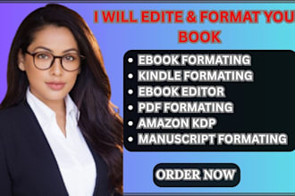 edit and format your manuscript into a professional ebook
