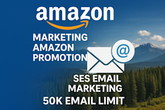 setup amazon marketing amazon promotion ses email marketing 50k sending limit