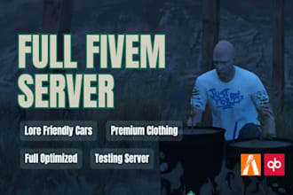 develop or fix your qbcore, esx, vmenu and fivem server