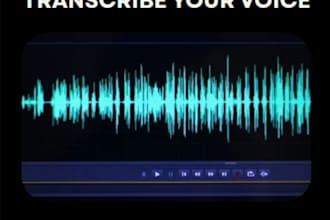 transcribe your english audio or video into clean and accurate text