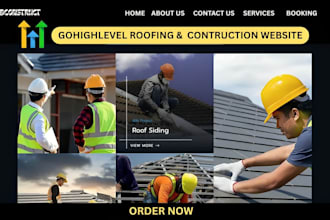 gohighlevel roofing website gohlghlevel construction automation review request