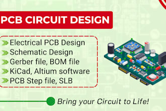 pcb circuit design pcb boards and schematic, gerbers, kicad altium pcb software