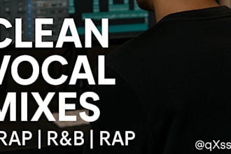 professionally mix and engineer your vocals for a clean sound