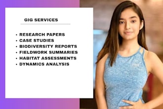 do marine biology research projects, biodiversity case studies and field report