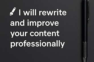 rewrite and improve your articles for clarity and flow