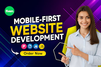 do mobile first website development or responsive web design
